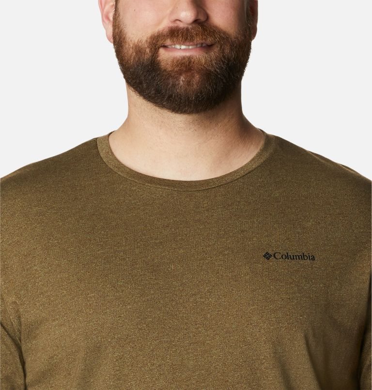 Men's Columbia Thistletown Hills Short Sleeve T Shirts Olive | Plus Size CA-L356L